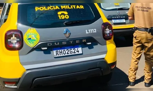 PM apreende Gol após ocupantes se abaixarem ao avistar viatura