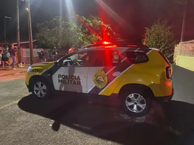 Polícia Militar esteve no local do crime