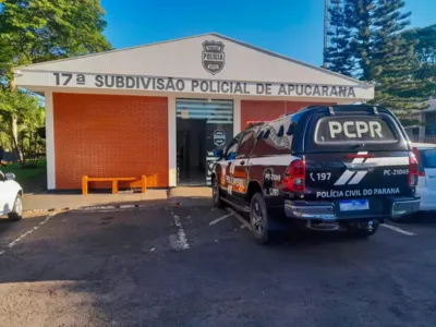 Investigado se apresentou na Polícia Civil de Apucarana na tarde desta quarta-feira (04)