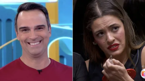 Tadeu Schmidt anunciou a eliminação de Beatriz do BBB24 com um discurso totalmente voltado para ela