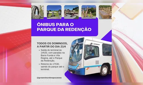 Parque da Redenção ganha linha do transporte coletivo aos domingos