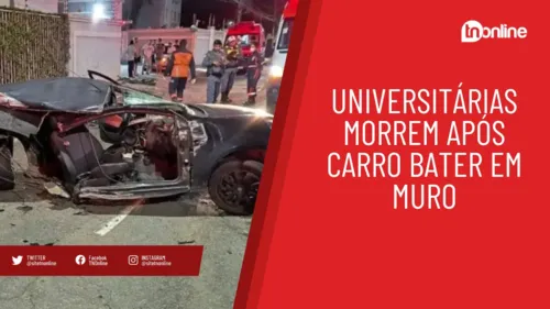 Universitárias morrem após carro bater em muro