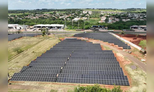 Copel: usina fotovoltaica de Arapongas começa a produzir energia
