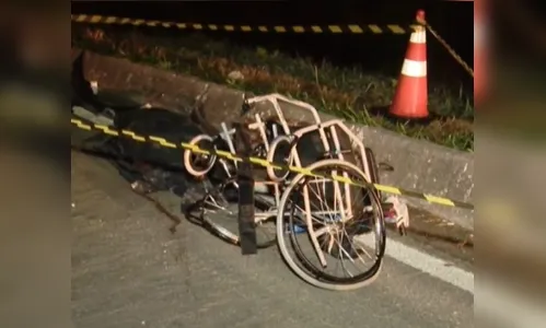 Cadeirante morre após ser atropelado e arrastado por veículo na BR-277