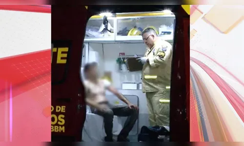 Bandido tenta assaltar casal e esfaqueia homem no centro de Curitiba