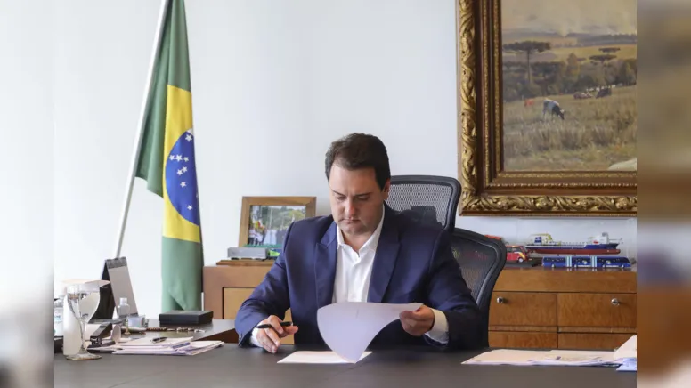 Imagem ilustrativa da notícia Aprovação de Ratinho Junior chega a 76,8%, diz pesquisa