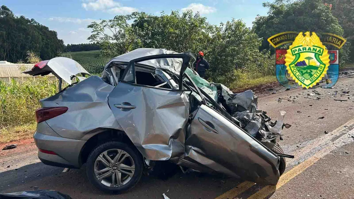 A vítima fatal dirigia um Hyundai HB20s