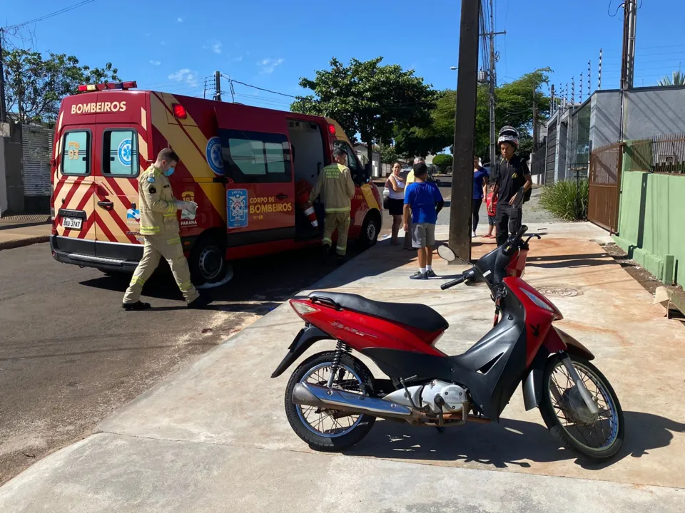 Acidente aconteceu na  Rua Ari Barroso