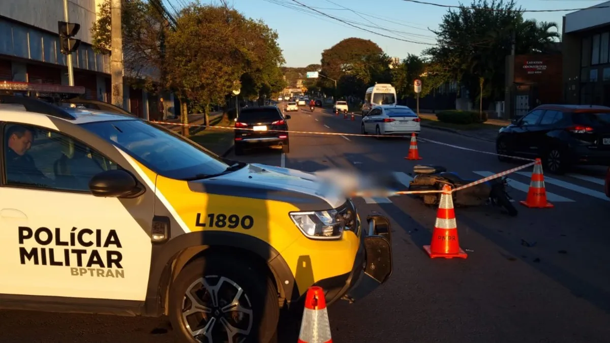 Após o acidente, o policial militar envolvido ficou bastante abalado