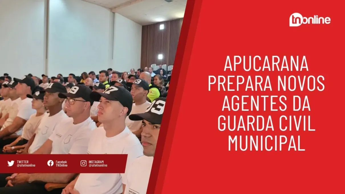 Apucarana prepara novos agentes da Guarda Civil Municipal