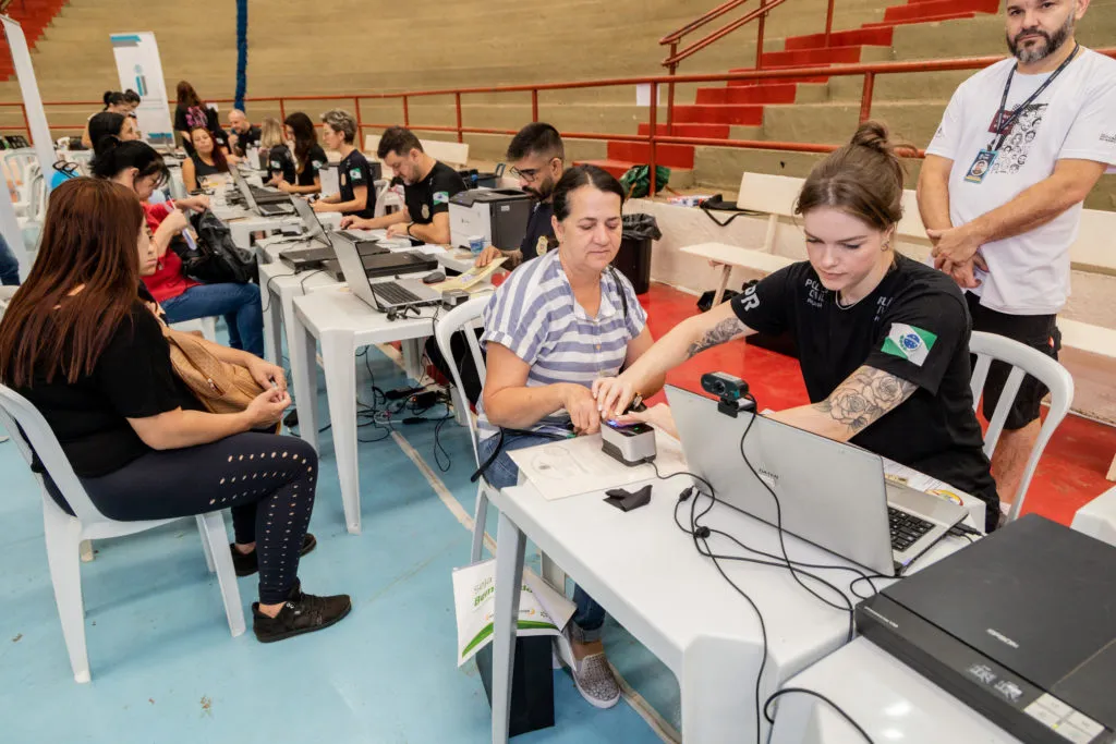 Centenas foram ao Lagoão para usufruir dos serviços ofertados pela prefeitura