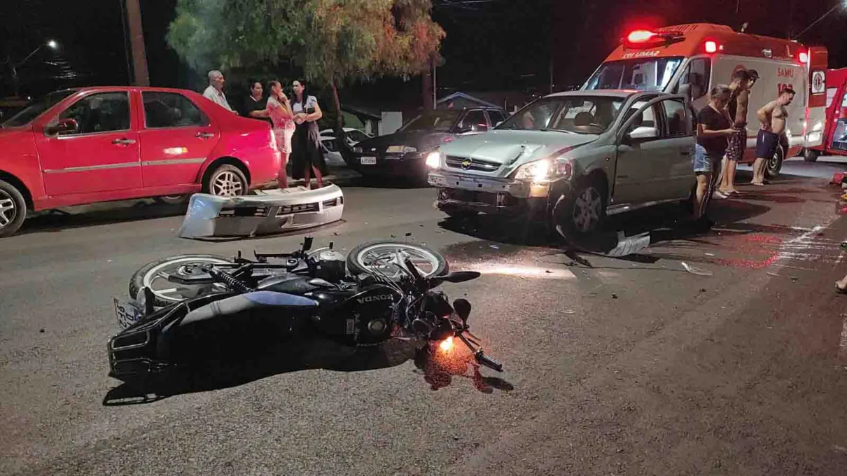 Colisão ocorreu na na Rua Placídio Miranda, Vila João XXIII