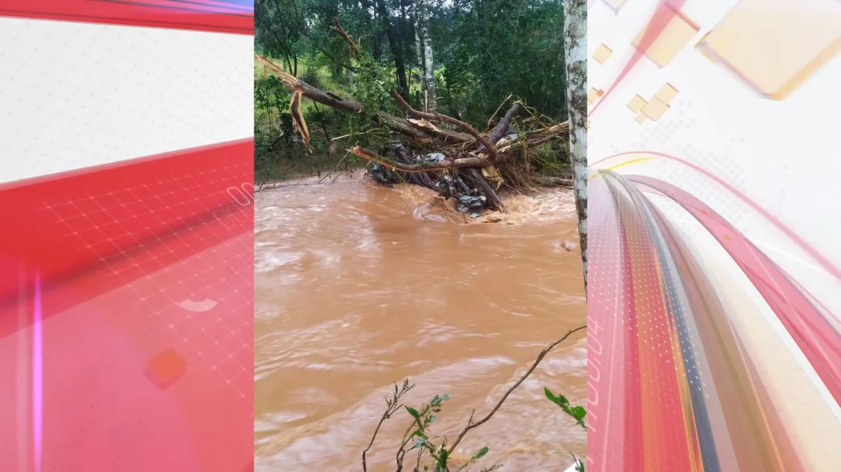 Enxurrada aconteceu em Bela Vista da Caroba