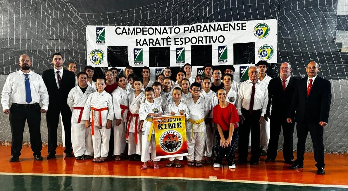 Equipe apucaranense de karatê dominou primeira etapa do Paranaense