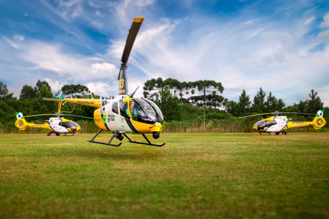 Homem que apontou laser contra helicóptero da PM em operação é preso