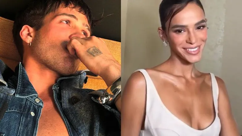 João Guilherme se derrete por Bruna Marquezine publicamente