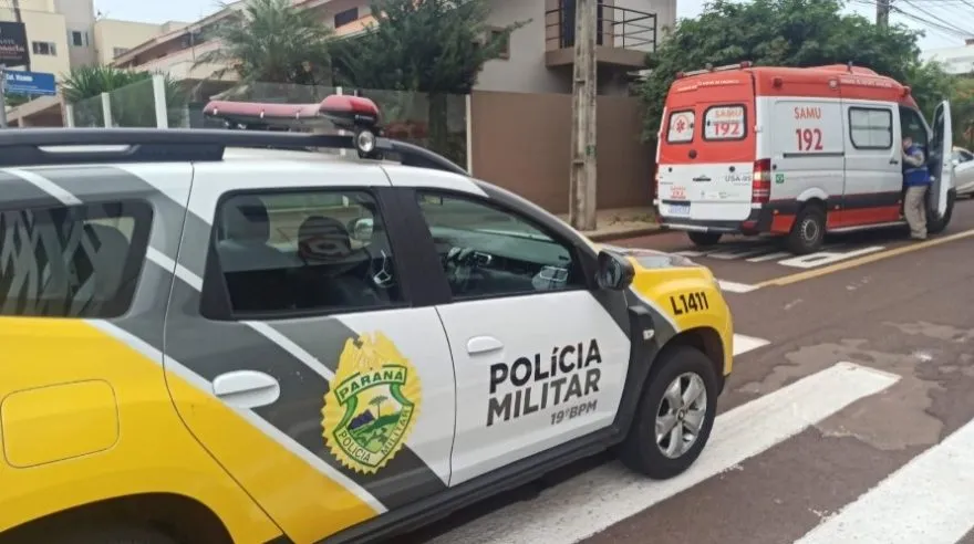 Jovem fica ferida ao cair do 4º andar de prédio; homem é preso