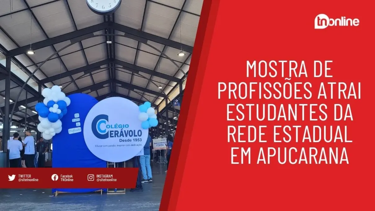 Mostra de profissões atrai estudantes da rede estadual em Apucarana