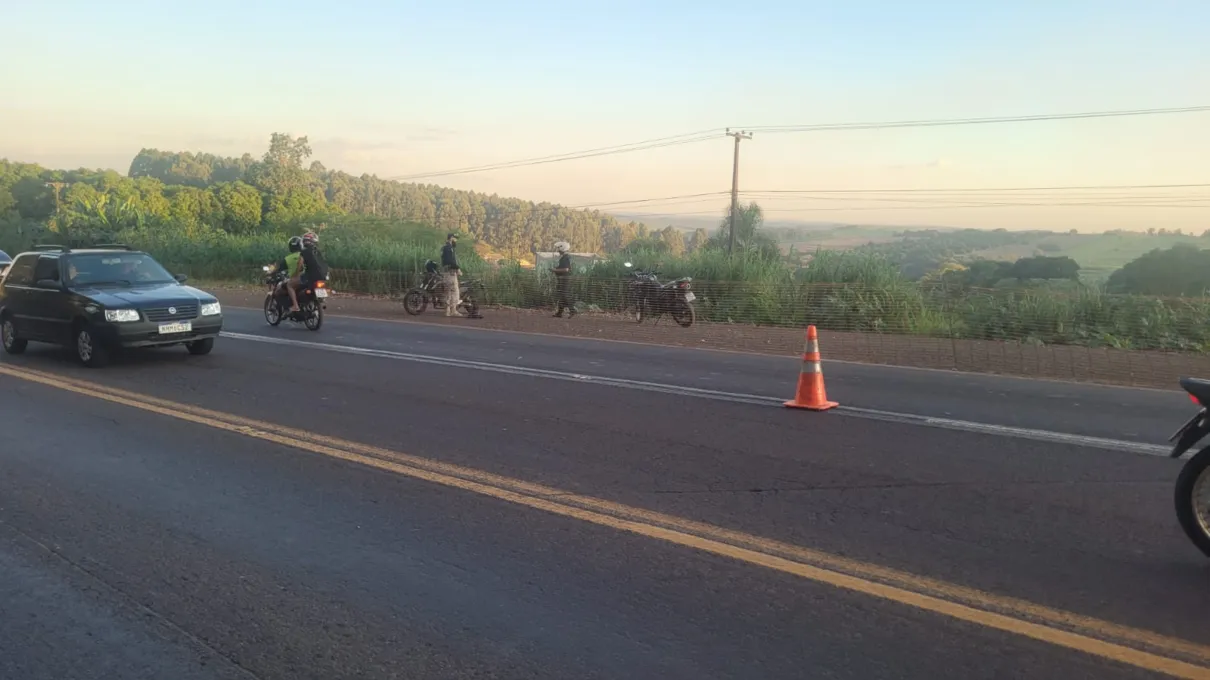 Motociclista se envolveu em segundo acidente no trecho