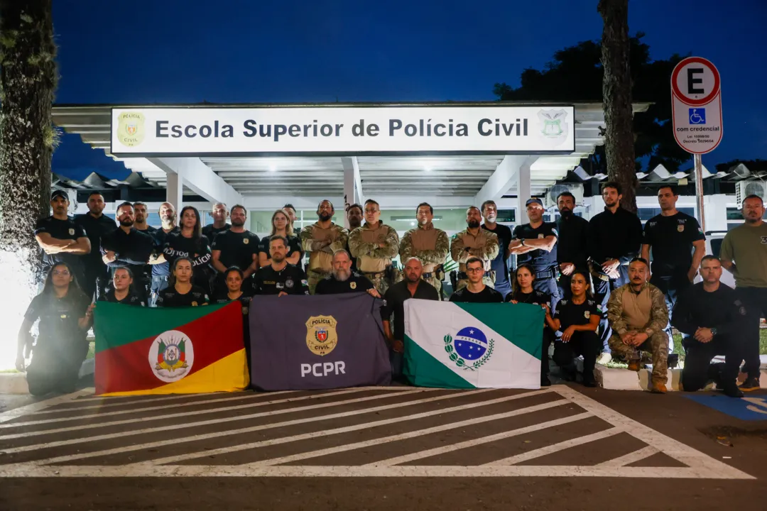 Polícia Civil do Paraná envia mais 30 policiais para ajudar no RS
