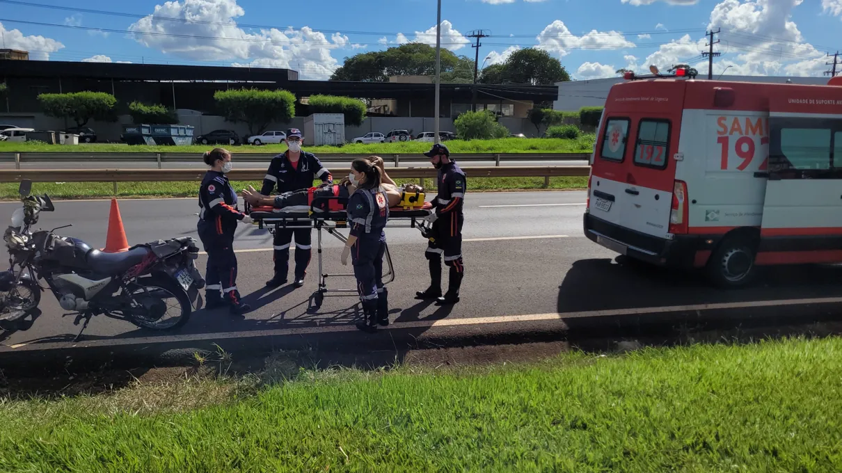 Samu atendeu acidente na rodovia entre Apucarana e Arapongas