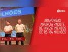 Sérgio Onofre anuncia pacote de obras em Arapongas