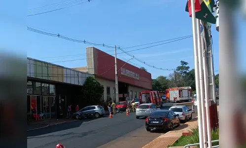 Motociclista é socorrido pelos bombeiros após acidente em Ivaiporã