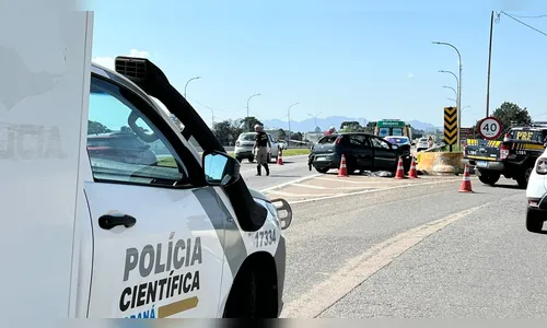 Mãe e filho de 8 anos morrem em acidente na BR-116 no Paraná