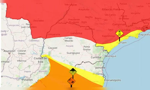 Alerta: vendavais de até 100 km/h podem provocar estragos no Paraná