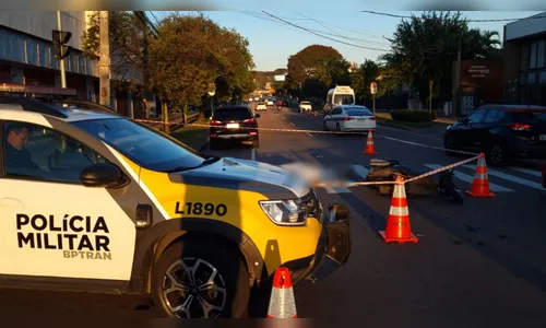 Acidente com viatura descaracterizada da polícia mata motociclista