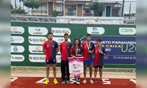 Apucaranenses disputam o Estadual de Atletismo Adulto em Foz do Iguaçu