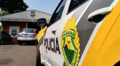 Policiais encaminharam agressor à delegacia