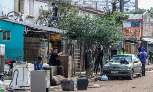 Baixa do Guaíba revelou destruição na capital gaúcha