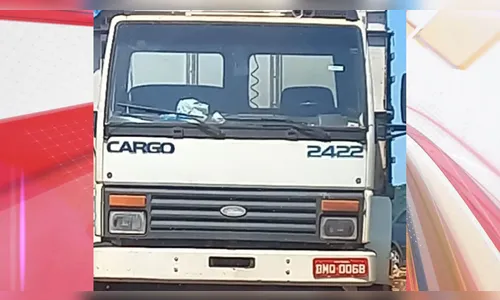 Um dos caminhões roubado em sítio de São João do Ivaí é recuperado