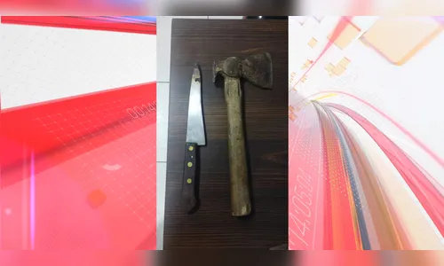 Adolescente é flagrado com facão e machadinha em escola