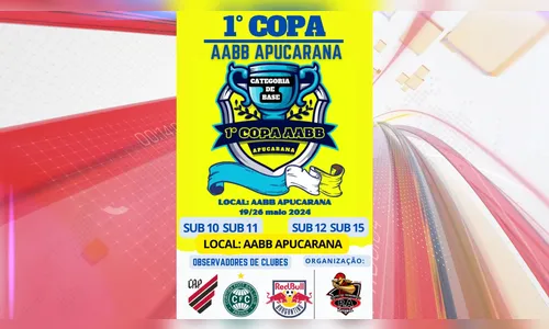 Com olheiros de times da Série A, torneio será disputado em Apucarana