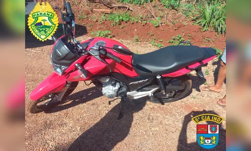Moto furtada em concessionária de Ivaiporã é recuperada pela polícia