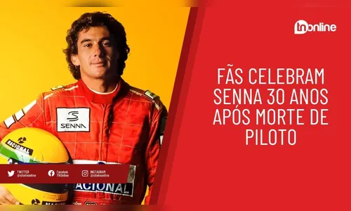 Fãs celebram Senna 30 anos após morte de piloto