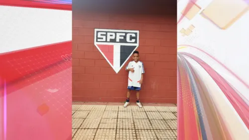 Hyuri Davi de Almeida, 10 anos, vai jogar no São Paulo
