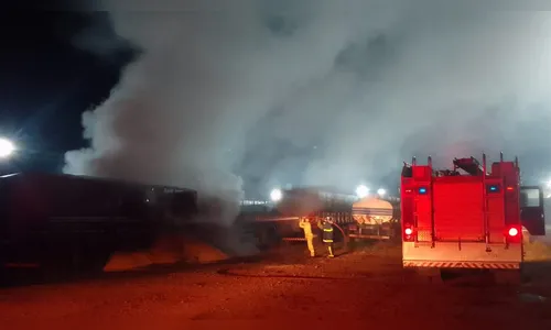 Em  duas horas, três caminhões pegam fogo em Ivaiporã e Jardim Alegre