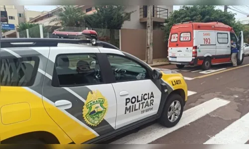 Jovem fica ferida ao cair do 4º andar de prédio; homem é preso