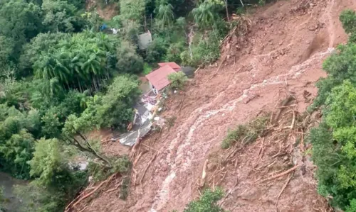 Local tem alto risco de deslizamentos