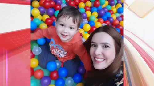 Mônica Suelen e o filho Antônio Davi morreram no acidente