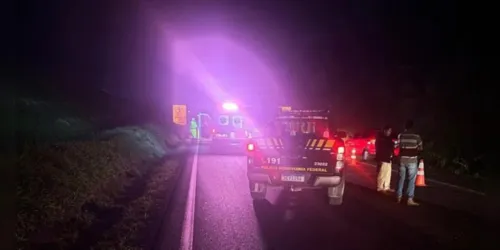 Motociclista morre atropelado por bitrem na BR-277