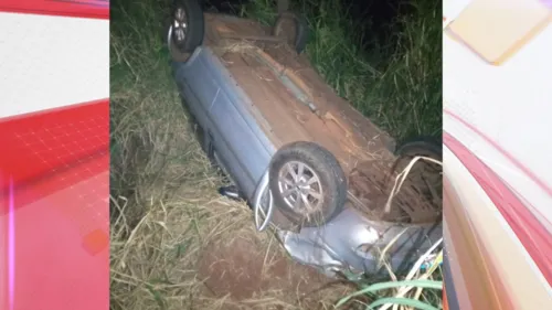 Mulher foi socorrida por motoristas que passavam pelo trecho