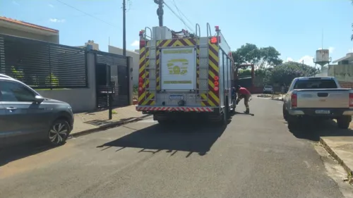 O Incêndio aconteceu na Rua Joaquim Damas Ribeiro.