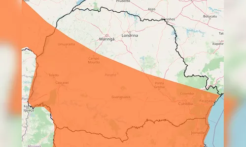 Inmet emite alerta de queda de temperatura em 235 municípios do Paraná