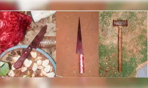 Pai esfaqueia família e é atingido por marretada do filho