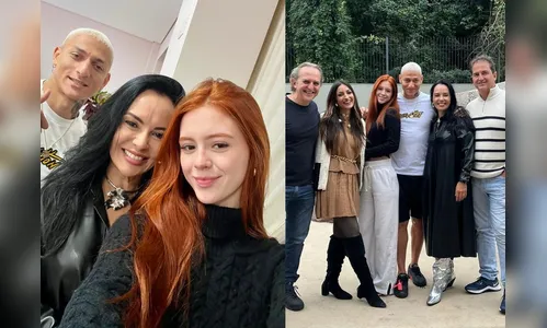 Richarlison visita família da namorada em Maringá: 