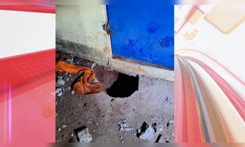 Fugitivos do Minipresídio escaparam por buraco feito na cela